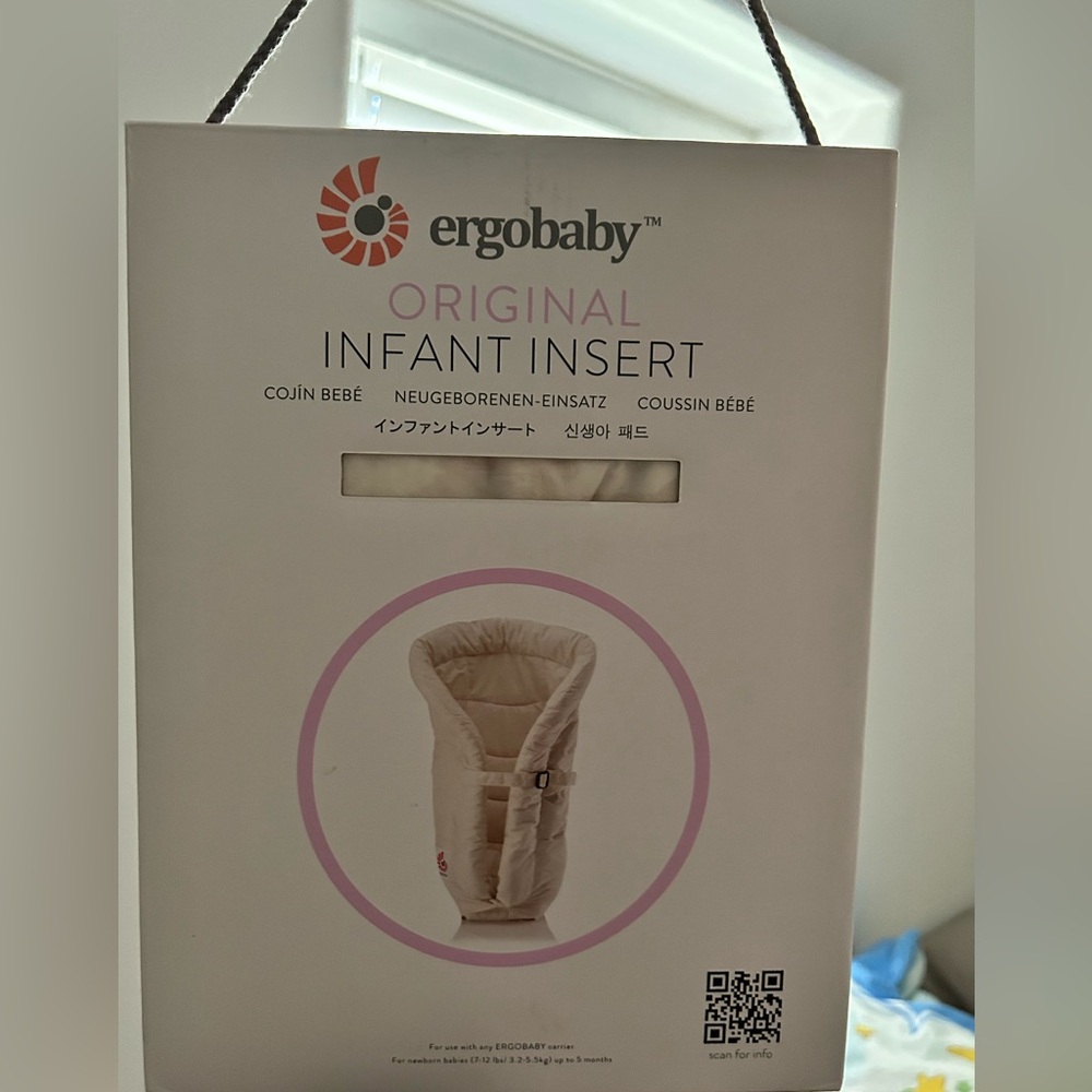 Ergobaby Original Infant Insert in Cream